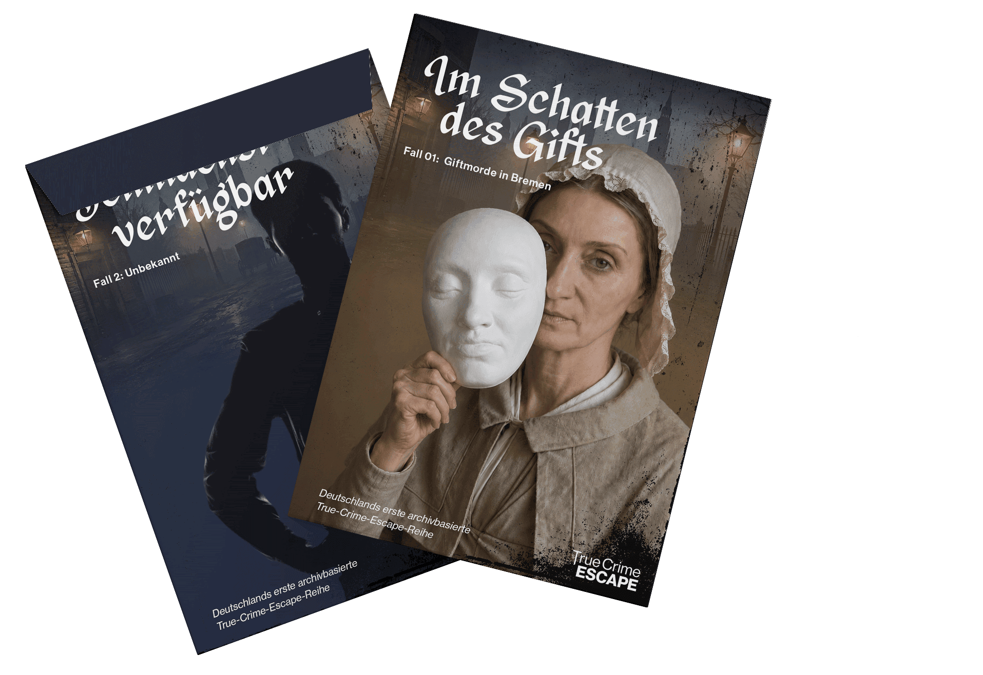 Ermittlungsakte mit Spielkarten – Im Schatten des Gifts