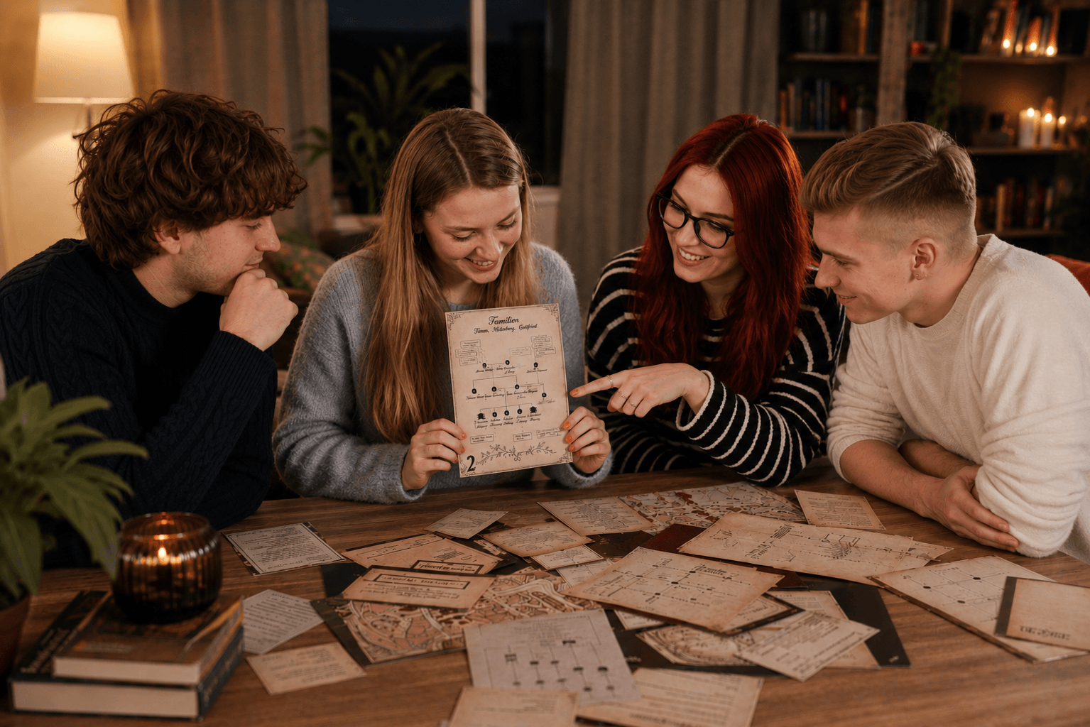Spieleabend mit Ermittlungsakte